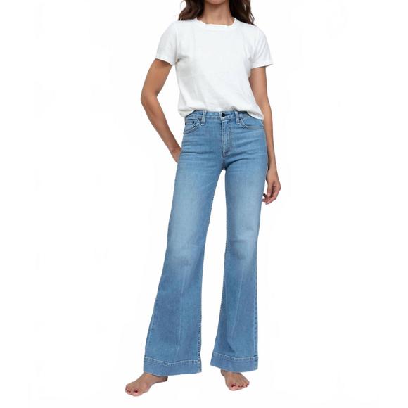 NEW ASKK NY juniper wide leg jeans in keel over - Picture 1 of 4